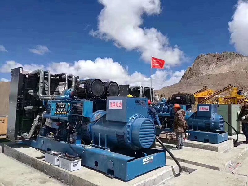 濰柴12M33發動機組配套我公司散熱器，在5300M海拔高原地區性能優良
